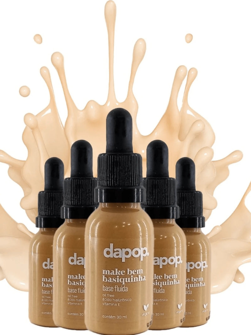 Base Fluída Dapop Vegano Make Bem Basiquinha - Dapop Festa Junina
