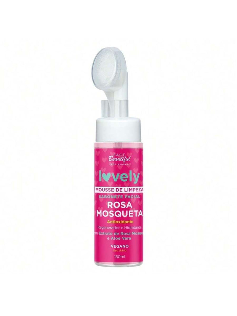 Mousse de Limpeza Facial Sabonete Lovely Espuma Facial Face Beautiful