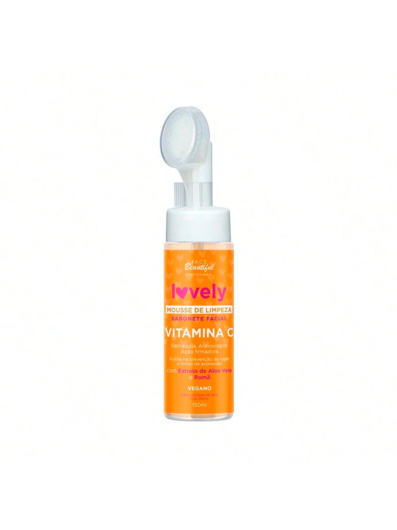 Mousse de Limpeza Facial Sabonete Lovely Espuma Facial Face Beautiful