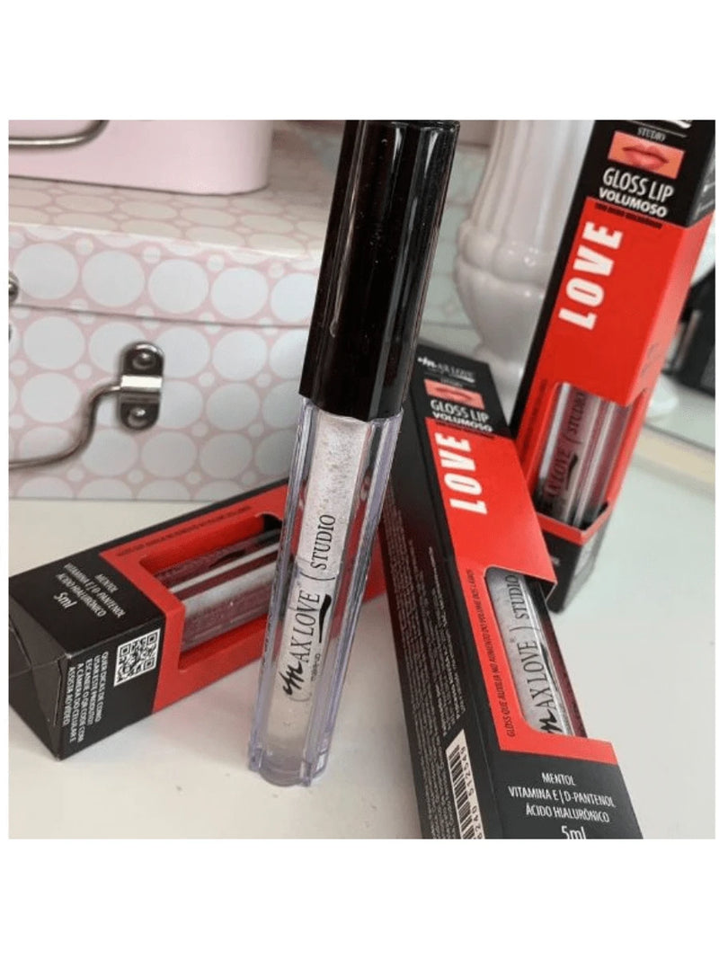 Gloss Lip Volumoso Aumenta boca Vegano Max Love - 5ML Festa Junina