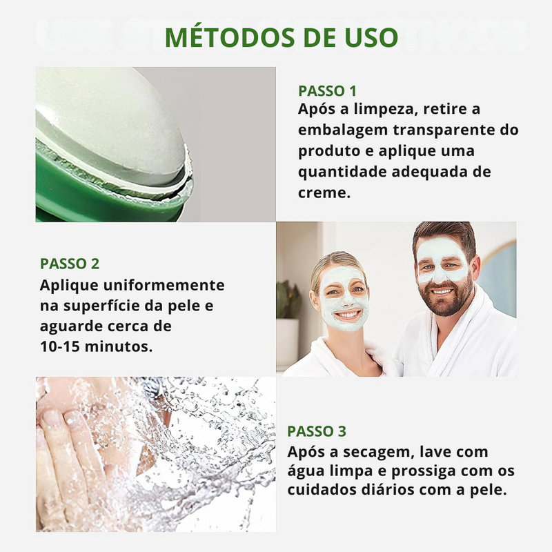 GreenTea Stick — Máscara Facial Removedora de Cravos