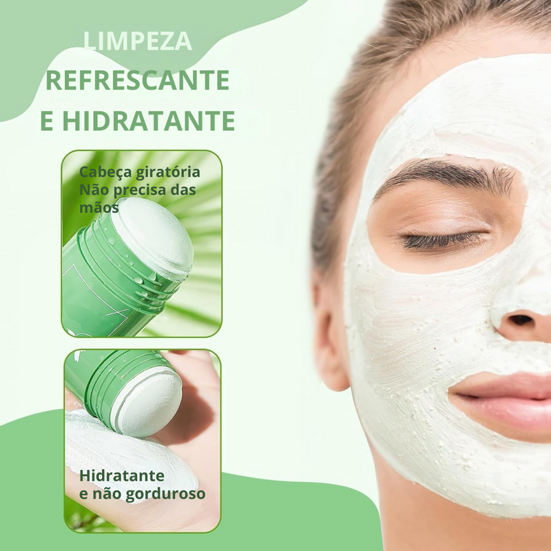 GreenTea Stick — Máscara Facial Removedora de Cravos
