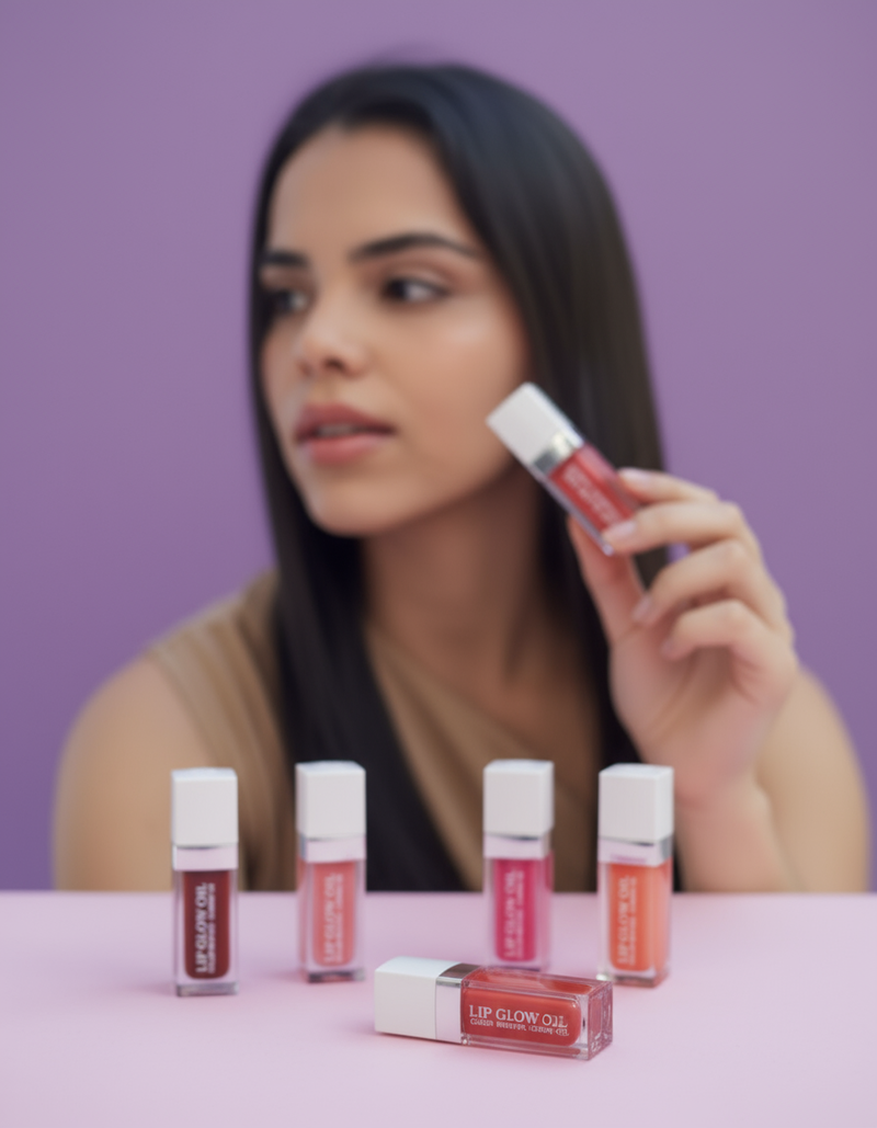 Lip Glow Oil Color Reviver Cherry Oil: Óleo Labial Hidratante com Brilho e Efeito Revitalizante