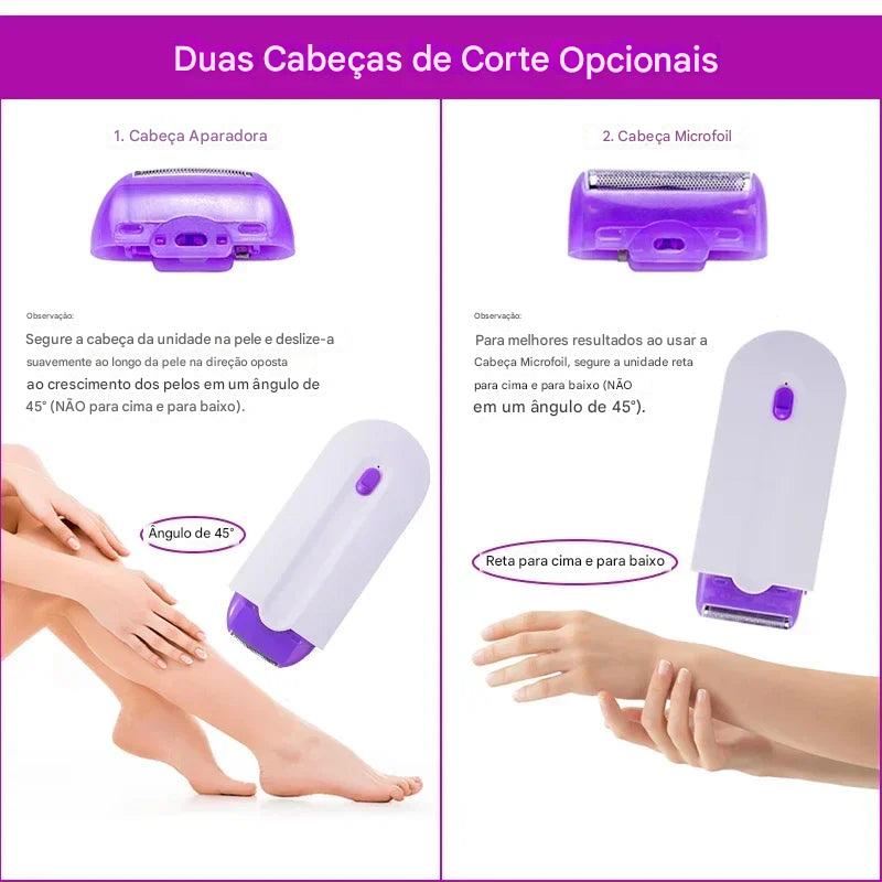 Woman Electric Epilator Hair Remover Professional Safety Depilation Shaving Trimmer Painless Portable Chargable For Whole Body