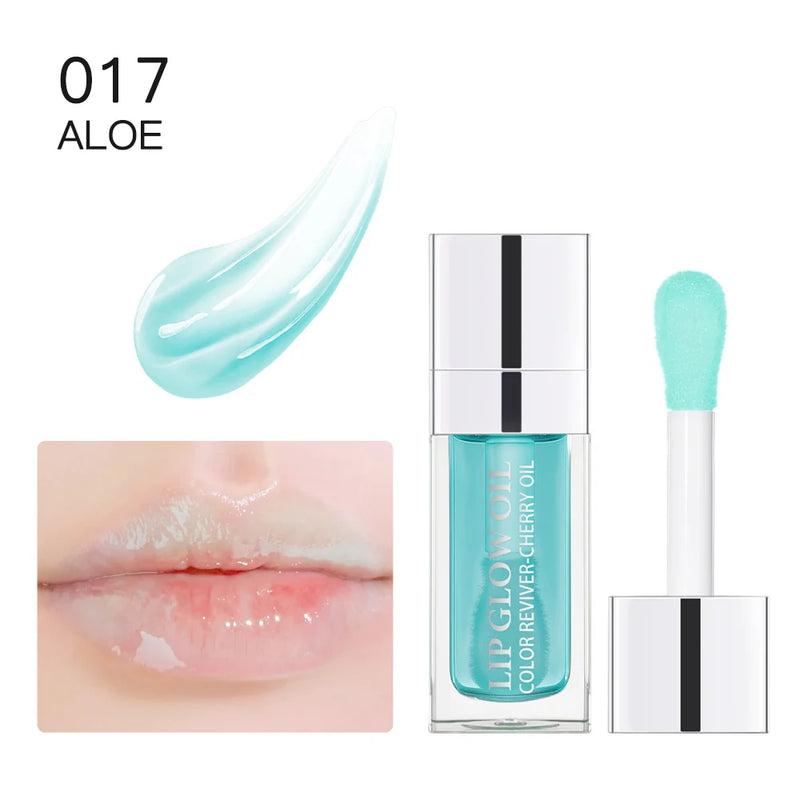 Lip Glow Oil Color Reviver Cherry Oil: Óleo Labial Hidratante com Brilho e Efeito Revitalizante
