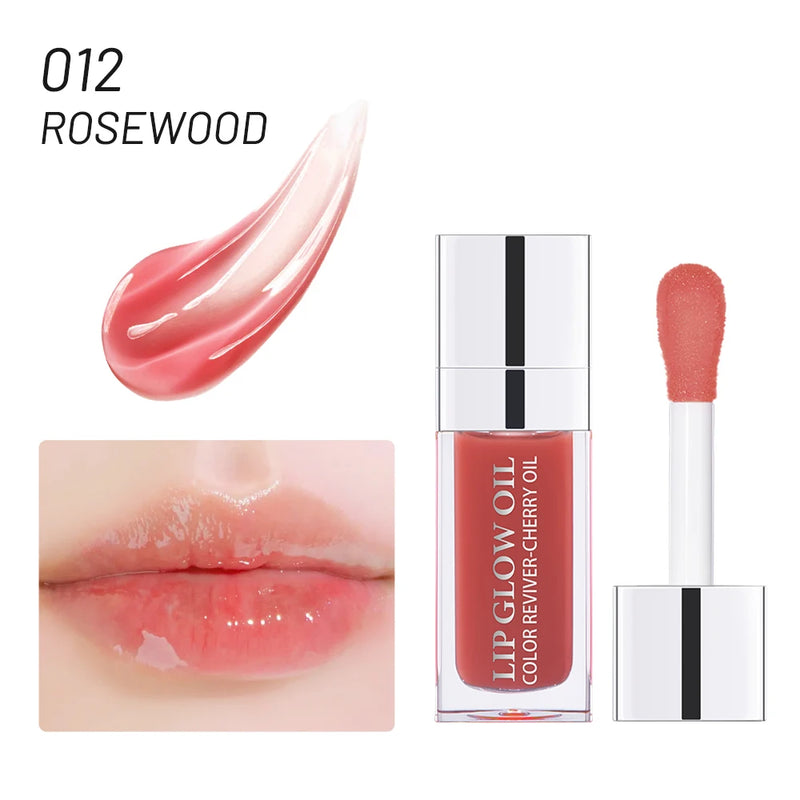 Lip Glow Oil Color Reviver Cherry Oil: Óleo Labial Hidratante com Brilho e Efeito Revitalizante