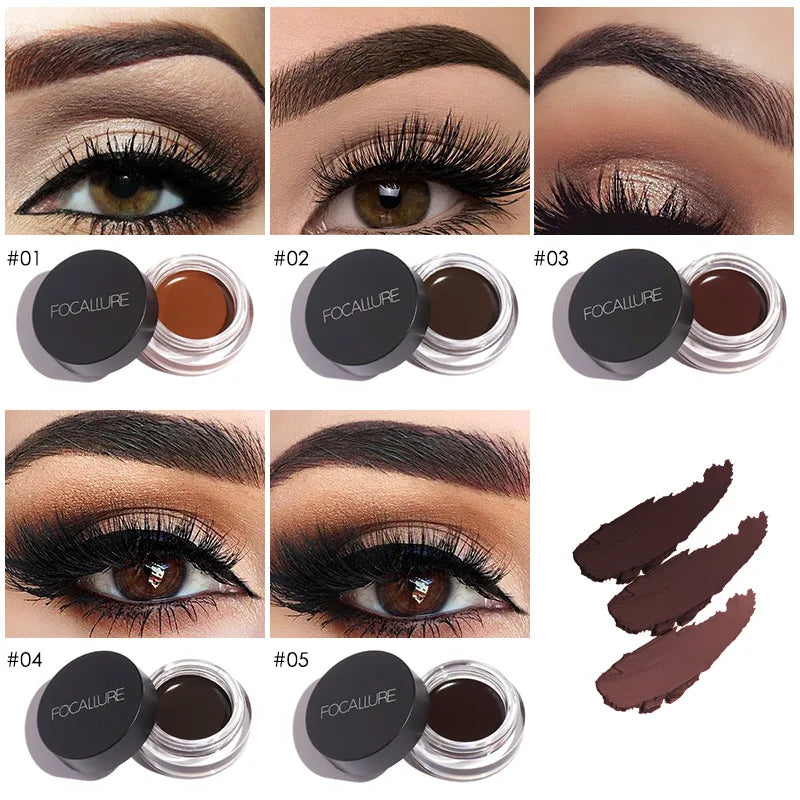 FOCALLURE BrowFix — Gel Pomada para Sobrancelhas à Prova d’Água