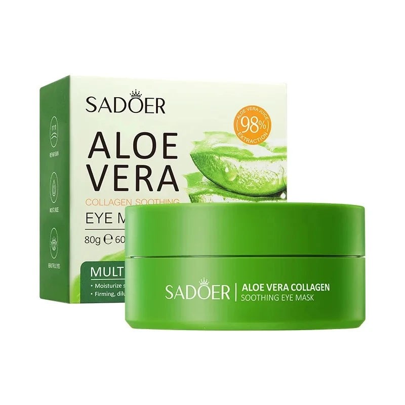 Aloe Collagen Eye Mask — 60 Patches Anti-Olheiras e Bolsas