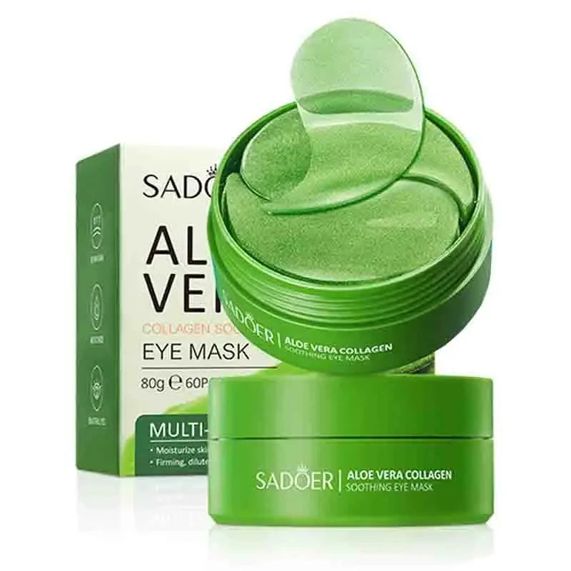 Aloe Collagen Eye Mask — 60 Patches Anti-Olheiras e Bolsas