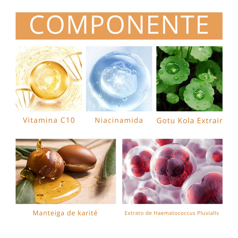 Sérum Facial Vitamina C — Lifting, Anti-Idade & Luminosidade