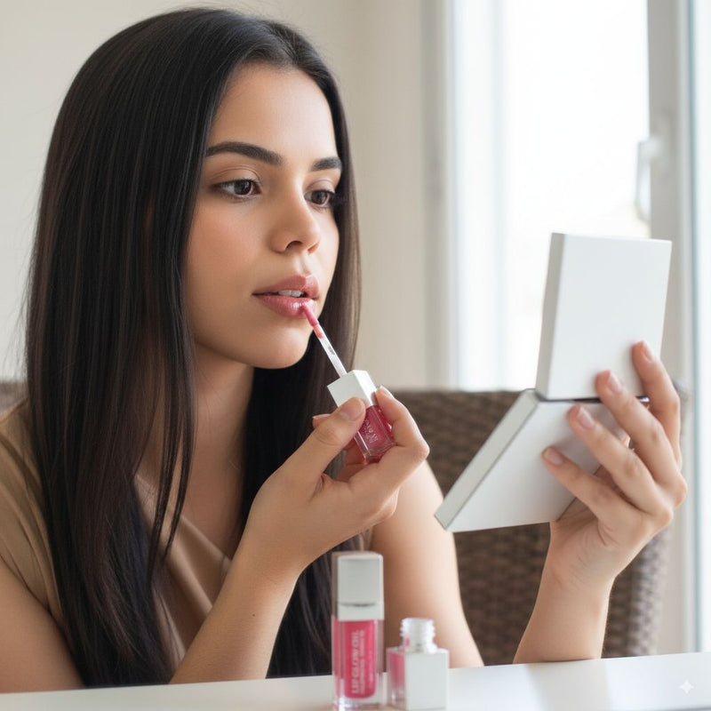 Lip Glow Oil Color Reviver Cherry Oil: Óleo Labial Hidratante com Brilho e Efeito Revitalizante